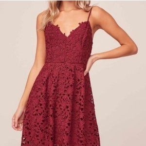 ASTR the Label Lace Midi Dress